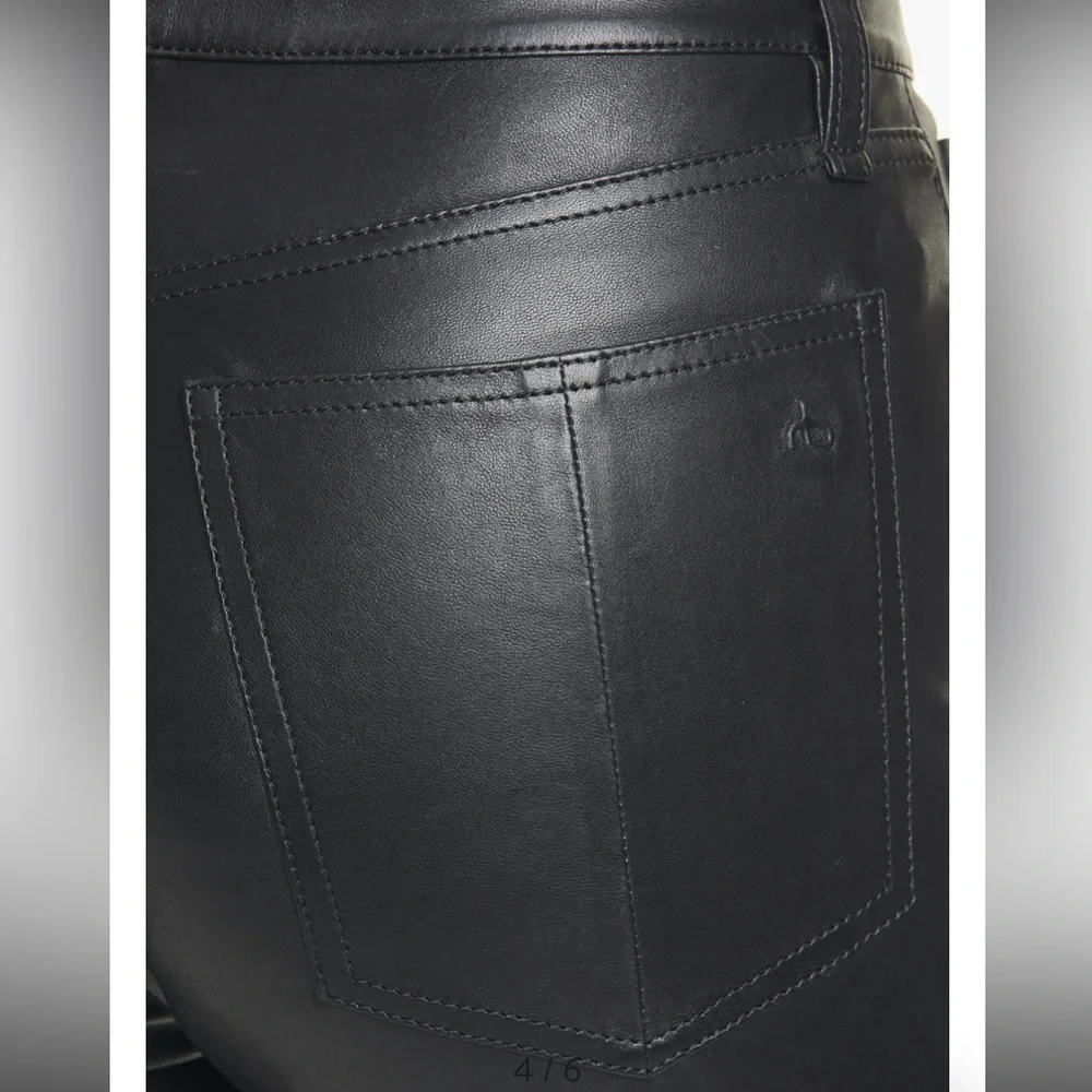 NWT Rag & Bone Nina High-Rise Skinny Leather Pant
size 23 - Picture 7 of 17